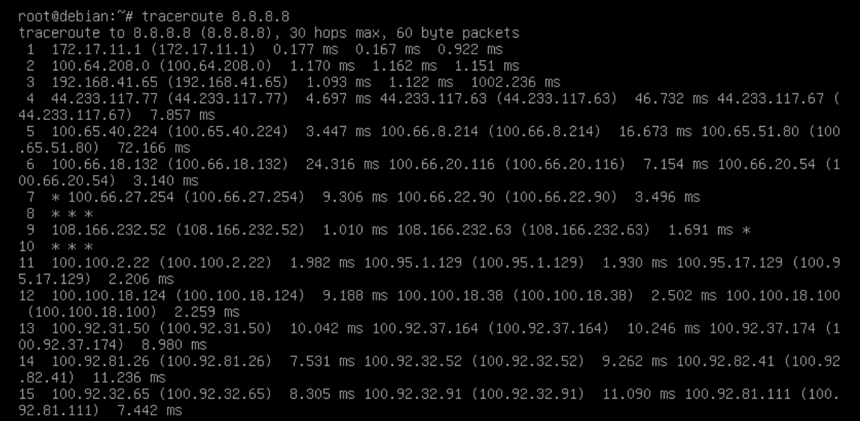 Ping traceroute